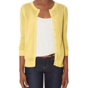 The Limited Yellow Cardigan